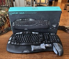 Teclado e mouse sem fio Logitech MK550 Comfort Wave K350 ambos os receptores comprar usado Teclado e mouse sem fio Logitech MK550 Comfort Wave K350 ambos os receptores comprar usado  Enviando para Brazil