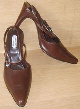 Escarpins cuir jean d'occasion  France