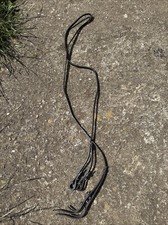 Black leather split for sale  DARLINGTON