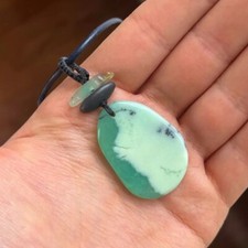 Lemon chrysoprase necklace for sale  Gainesville