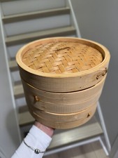 Tier bamboo steamer for sale  Wharton