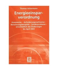 Energieeinsparverordnung komme gebraucht kaufen  Trebbin