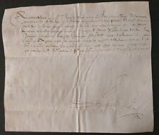 1593 parchemin autographe d'occasion  Le Thor