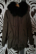 Parka marrone donna usato  Torino