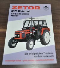 Zetor 6320 Tylne koło Ciągnik Specyfikacja Broszura Broszura Broszura na sprzedaż  PL