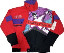 Usado, Jaqueta de esqui vintage anos 90 Coca-Cola Albertville 1992 Olimpíadas rara tamanho M comprar usado  Enviando para Brazil