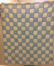 Cobertor para berço colcha azul amarelo 36" x 44" comprar usado  Enviando para Brazil
