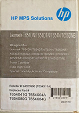 HP para Lexmark T654X11A cartucho de toner preto caixa aberta toner lacrado - Frete grátis comprar usado  Enviando para Brazil