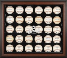 Vitrine Houston Astros logotipo marrom com moldura 30 bolas comprar usado  Enviando para Brazil