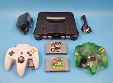 PACOTE DE CONSOLE NINTENDO 64 N64 REGIÃO DOS EUA (SUPER MARIO 64 MARIO KART 64) UAU! 🔥 comprar usado  Enviando para Brazil