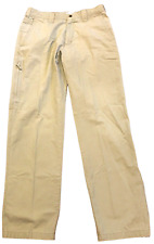 Calça Columbia masculina 32 X 33 bege frente plana caminhada bolso reto para celular comprar usado  Enviando para Brazil