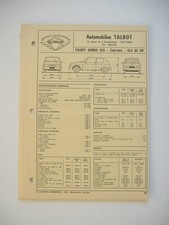 Fiche technique expert d'occasion  France
