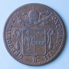 Gregorio xvi baiocco usato  Firenze