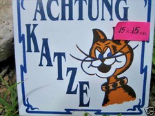 Fliese achtung katze gebraucht kaufen  Nordhorn