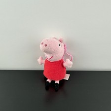 TY Beanie Baby Peppa the Pig Mochila Chaveiro Clipe 5" Pelúcia Bicho de Pelúcia comprar usado  Enviando para Brazil