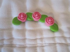Fisher Price diversão com comida bolo de aniversário cobertura estrelas criar flor verde rosa comprar usado  Enviando para Brazil