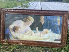 1920 framed lithograph for sale  Libby