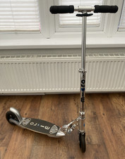 Micro Scooter Flex Clásico Plateado Manillar Ajustable Plegable 8 Años a Adulto segunda mano  Embacar hacia Mexico