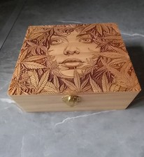 Wooden stash box for sale  SEAFORD