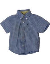 Camisa de manga curta Tommy Hilfiger bebê meninos 3-6 meses xadrez azul algodão RR04 comprar usado  Enviando para Brazil
