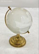 Crystal globe brass for sale  Columbus