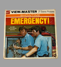 View-Master 21 fotos estéreo série de televisão de emergência GAF 3 carretéis + livreto comprar usado  Enviando para Brazil