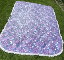 70s floral bedspread for sale  DARWEN