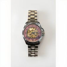 Men watch silver for sale  LONDON