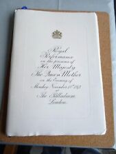 Royal variety programme for sale  LOUGHTON