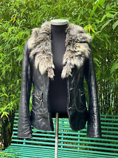 Genuine black leather for sale  ALTRINCHAM