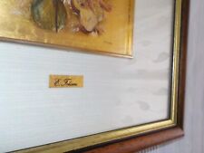 Serigrafia oro enrico usato  Italia