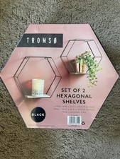 Tromso hexagon shelves for sale  HODDESDON