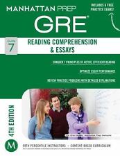 Gre reading comprehension for sale  Aurora