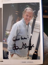 Tommy steele signed for sale  NORWICH