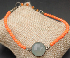 Bracciale cristalli arancioni usato  Caravaggio