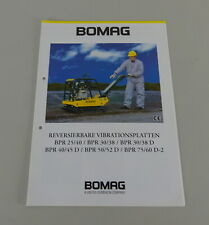 Prospekt bomag vibrationsplatt gebraucht kaufen  Jever