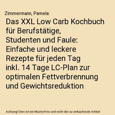 Xxl low carb gebraucht kaufen  Trebbin