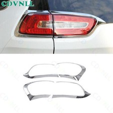 Usado, Tampa da lanterna traseira externa prata cromada 4* para Jeep Cherokee 2014-2022 comprar usado  Enviando para Brazil
