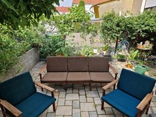 Teakholz lounge sitzgruppe gebraucht kaufen  Borna