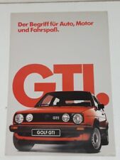 Golf gti prospekt gebraucht kaufen  Bühren