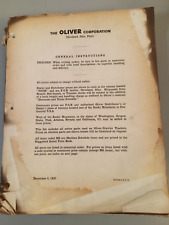 Vintage 1950 oliver for sale  Saginaw