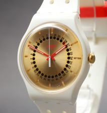 [Quase em perfeito estado] Swatch SUOW400 geração relógio de quartzo data 41mm vermelho do Japão comprar usado  Enviando para Brazil