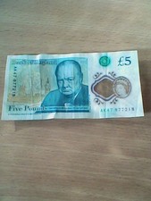 Five pound note for sale  MORECAMBE
