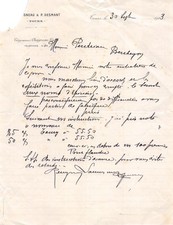 Invoice 1913 desmant d'occasion  Expédié en Belgium