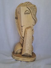 Escultura de cabeça estilo cubista vintage da ESCO Productions década de 1970 comprar usado  Enviando para Brazil