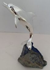 Usado, KABANA PRATA ESTERLINA E LÁPIS? ESCULTURA FIGURA DE GOLFINHO PULANDO DA ÁGUA comprar usado Usado, KABANA PRATA ESTERLINA E LÁPIS? ESCULTURA FIGURA DE GOLFINHO PULANDO DA ÁGUA comprar usado  Enviando para Brazil