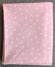 Tecido pré-lavado para artesanato costura algodão bolinhas branco rosa 1,9 jardas 43"W comprar usado  Enviando para Brazil