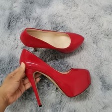 Sapatos femininos salto alto salto alto salto agulha biqueira redonda 14cm sexy feminino casamento comprar usado  Enviando para Brazil