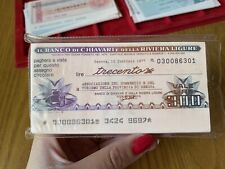 Mazzetta 100 miniassegni usato  Beinasco
