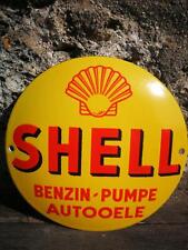 Plaque émaillée shell d'occasion  Le Mesnil-Saint-Denis